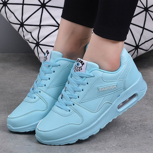 MWY Winter Fashion Women Casual Shoes Leather Platform Shoes Women Sneakers Ladies White Trainers Light Weight Chaussure Femme