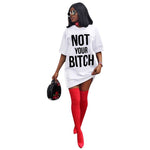 Women Summer Funny Long T Shirt Dress Femme White Black Blue Red Baseball T-shirt 2019 Korean Clothing Streetwear Vogue Top Tee